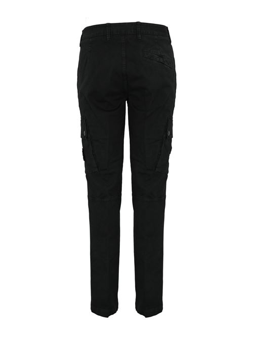 Pantalone cargo 301L1 in twill black STONE ISLAND | 8115301L1V0129